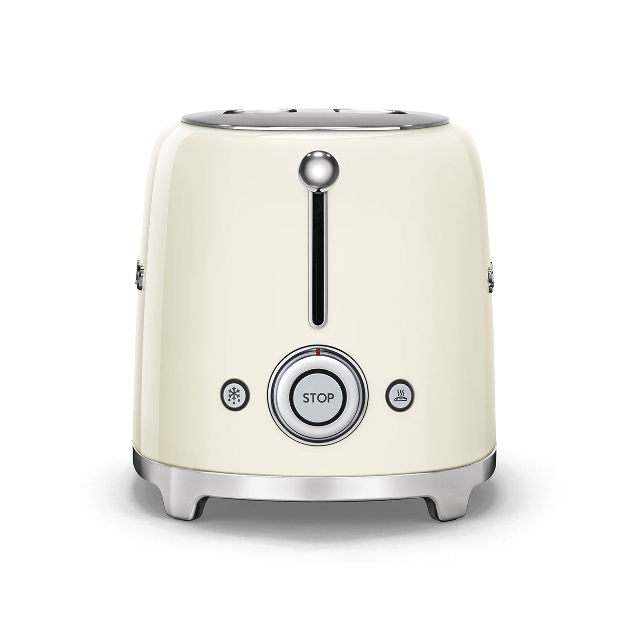 SMEG Retro 2 Slice Toaster Wide Slots TSF01CRUK (Cream)