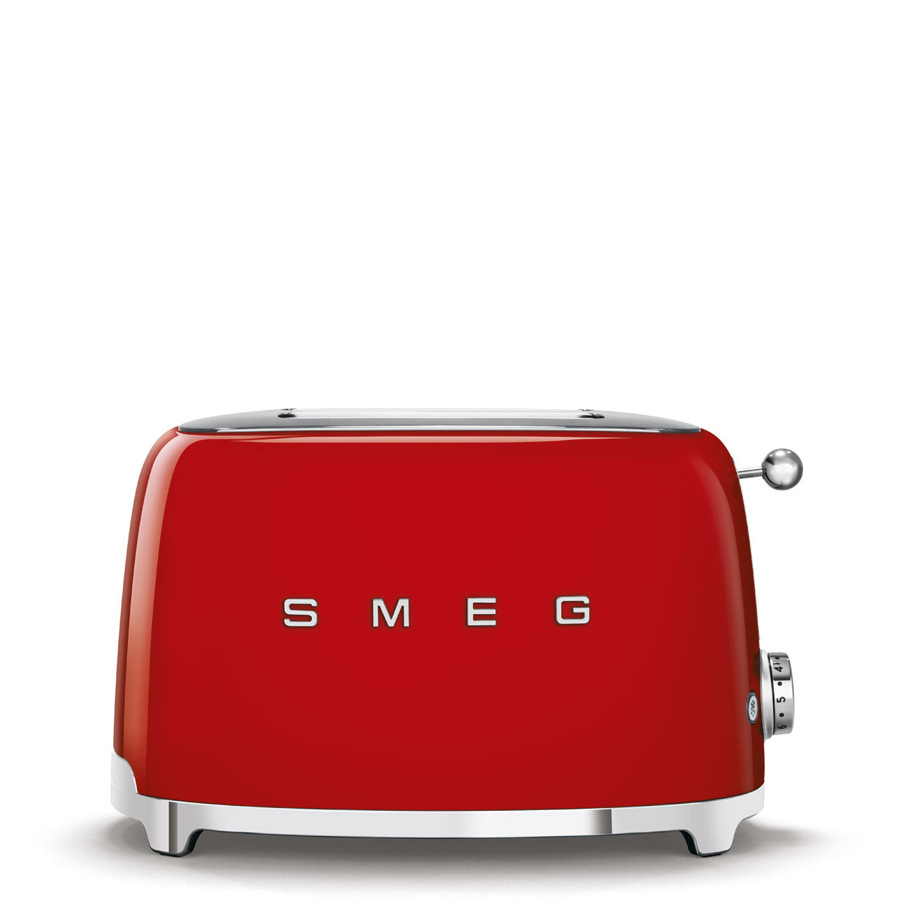 SMEG Retro Kettle & 2 Slice Toaster Kitchen Matching Set (Red)