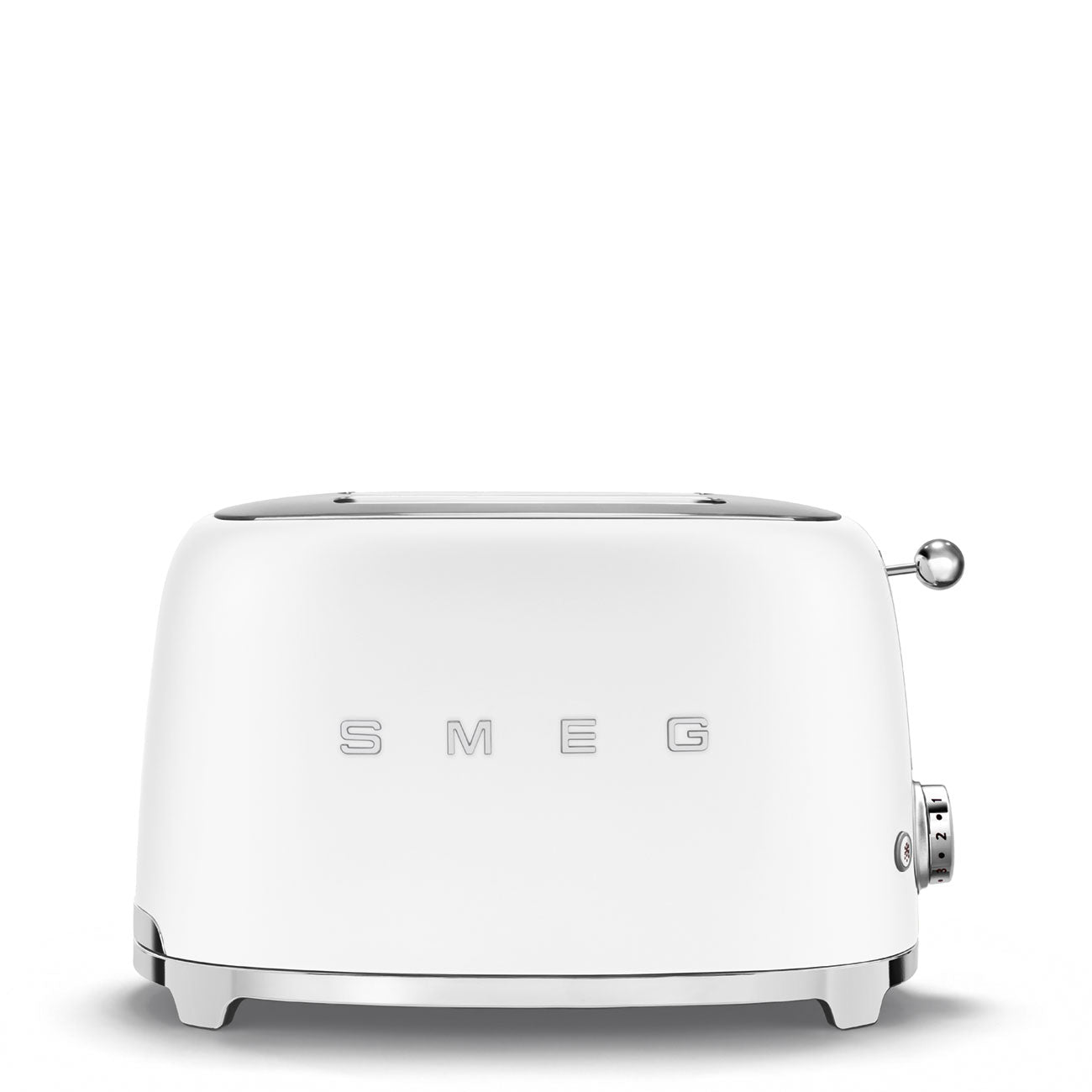 SMEG Retro Kettle & 2 Slice Toaster Kitchen Matching Set (Matte White)