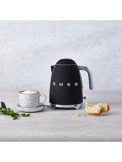 SMEG Retro Kettle Soft Opening Lid KLF03BLMUK - Matte Black