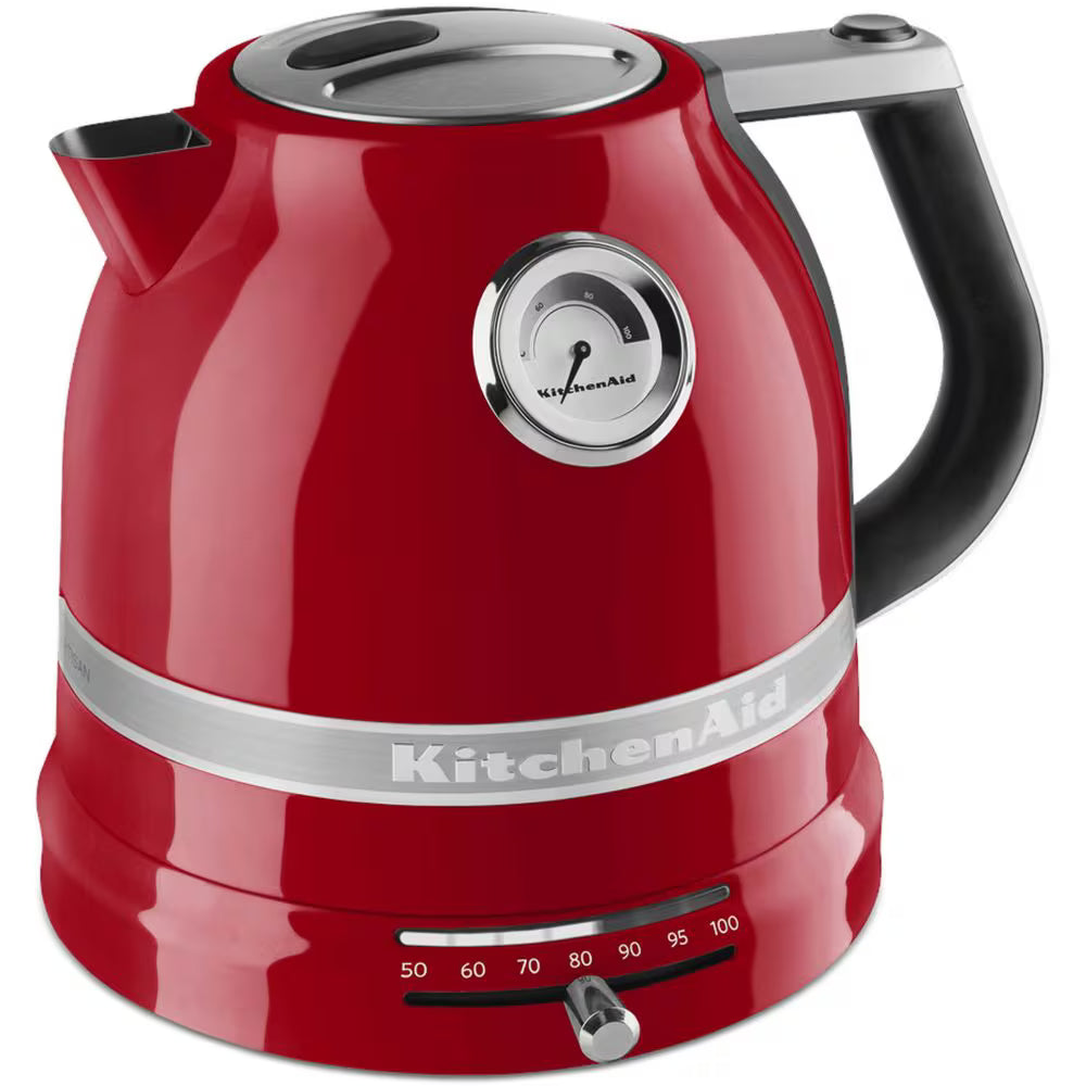 KitchenAid Artisan Kettle & 2 Slice Toaster Kitchen Set (Candy Apple Red).