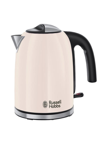 Russell Hobbs Classics Jug Kettle & Toaster Kitchen Set (Cream) - Vibe Home