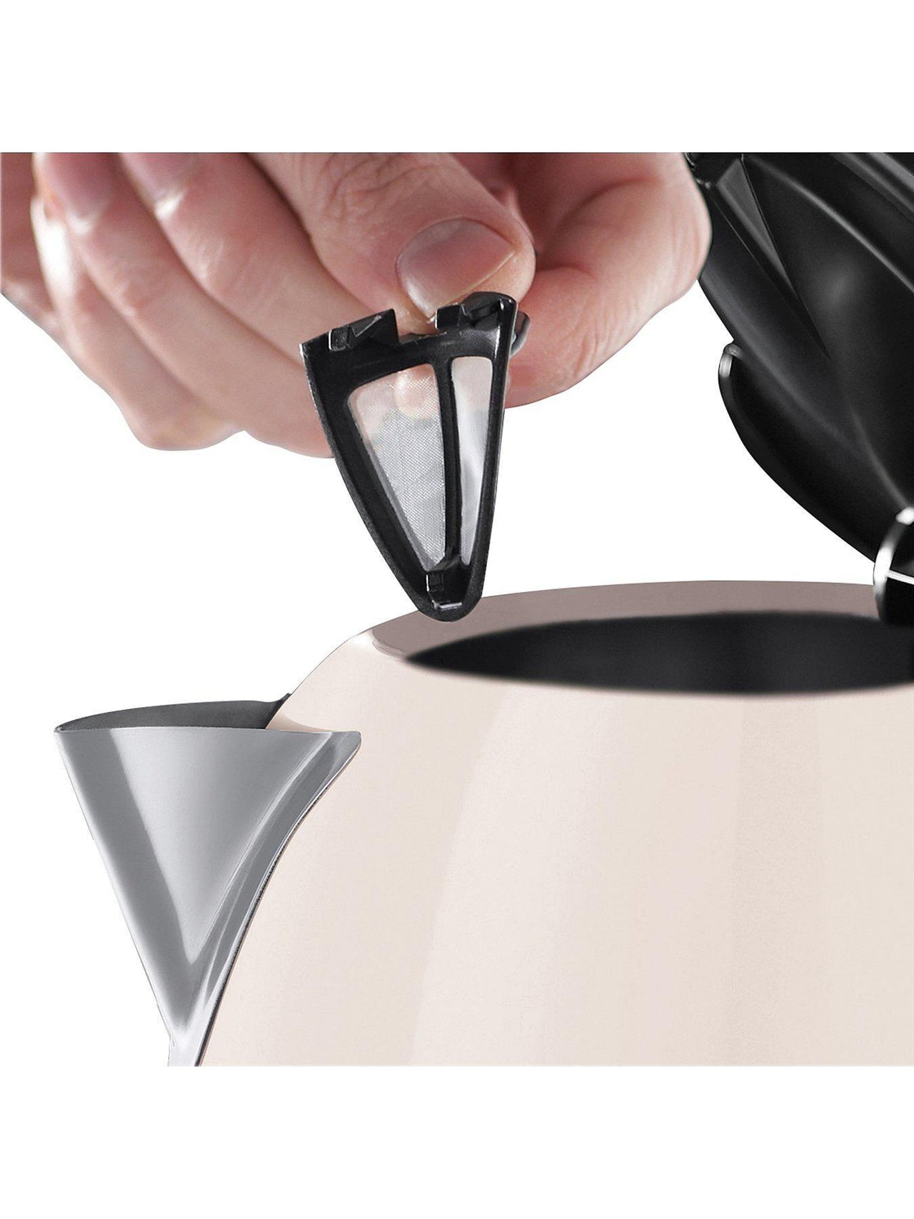 Russell Hobbs Classics Jug Kettle & Toaster Kitchen Set (Cream) - Vibe Home