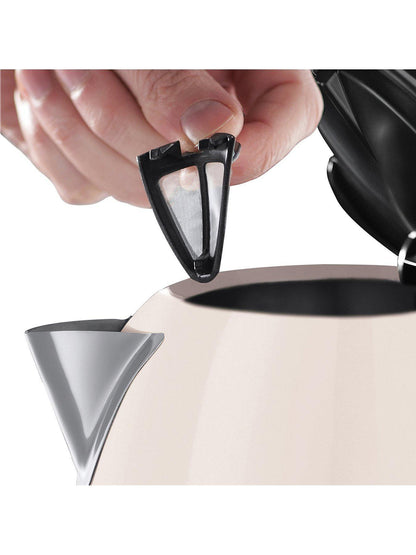 Russell Hobbs Classics Jug Kettle & Toaster Kitchen Set (Cream) - Vibe Home