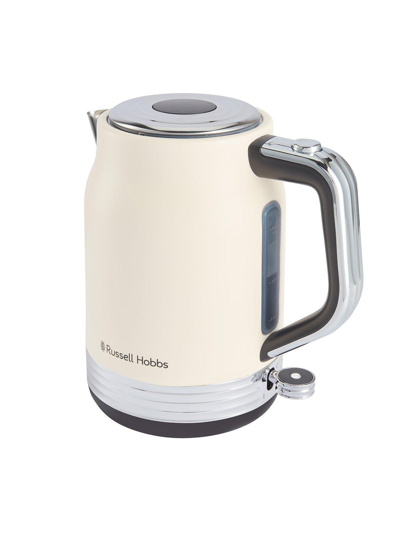 Russell Hobbs Hanley Jug Kettle & 2 Slice Toaster Kitchen Set (Jasmine) - Vibe Home