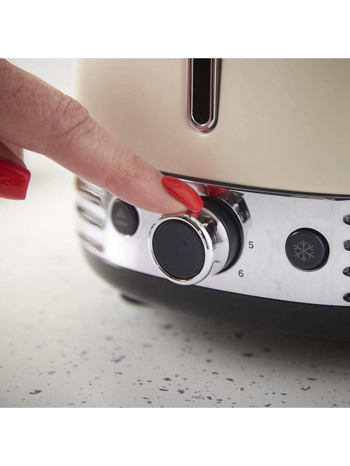 Russell Hobbs Hanley Jug Kettle & 2 Slice Toaster Kitchen Set (Jasmine) - Vibe Home