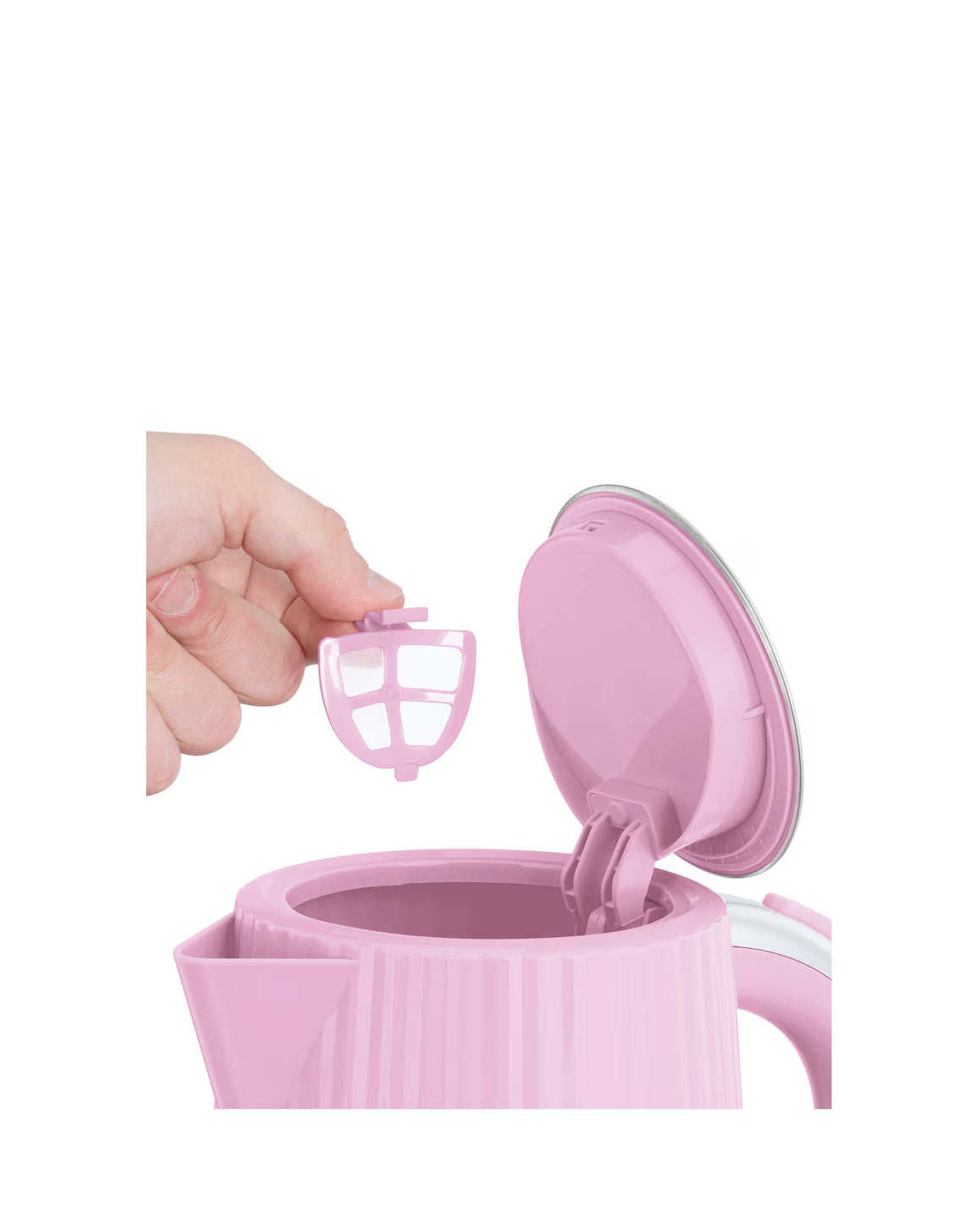 Russell Hobbs Eden Jug Kettle & 2 Slice Toaster Kitchen Set (Raspberry) - Vibe Home