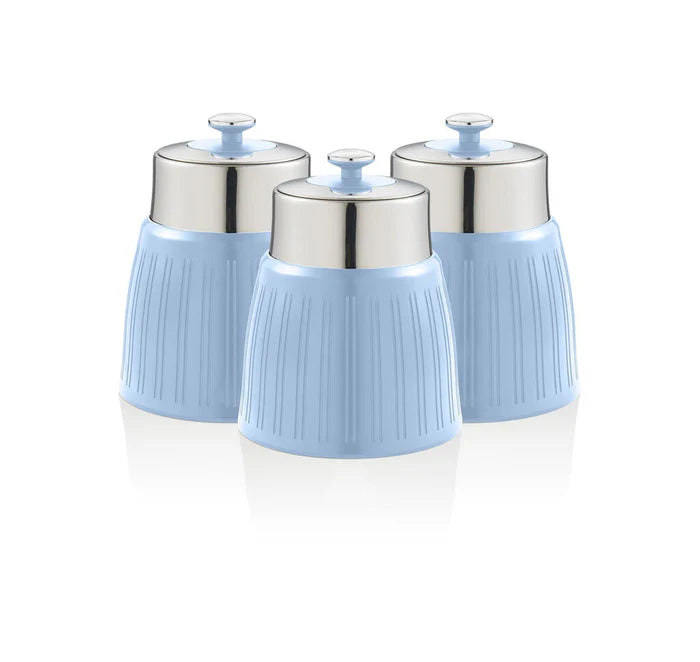 Swan Retro Canister Set Kitchen Canisters SWKA1024BLN (Blue)