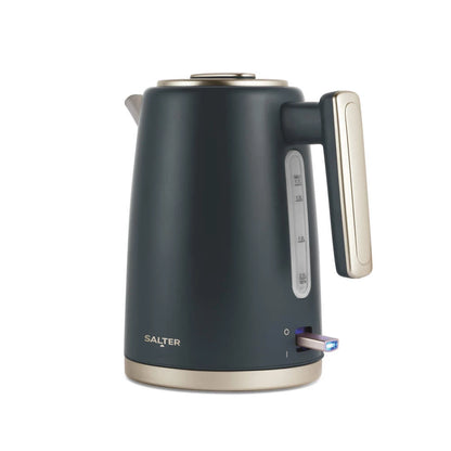 Salter Salter Marino Kettle, 4 Slice Toaster & Canister Kitchen Set (Grey/Blue)