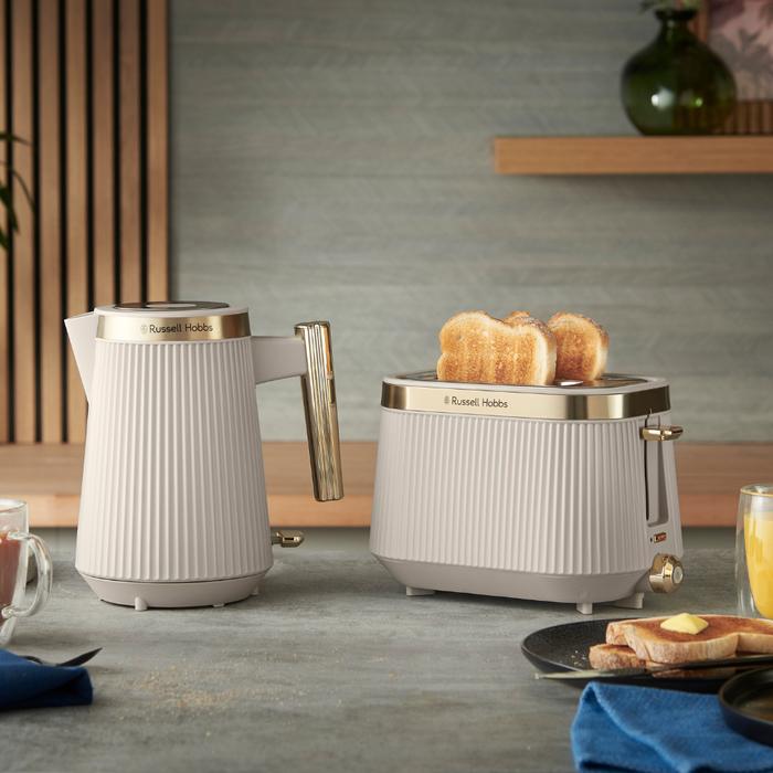 Russell Hobbs Brontë 2 Slice Toaster 26761 (Stone) - Vibe Home