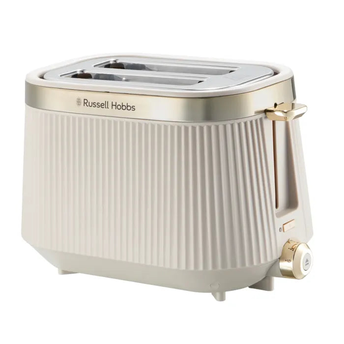 Russell Hobbs Bronte Kettle, 2 Slice Toaster & Manual Microwave Kitchen Set (Stone)