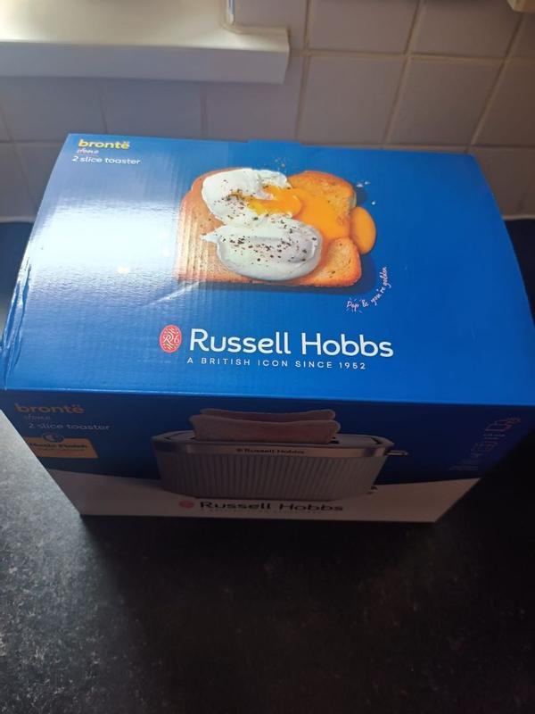 Russell Hobbs Brontë 2 Slice Toaster 26761 (Stone) - Vibe Home