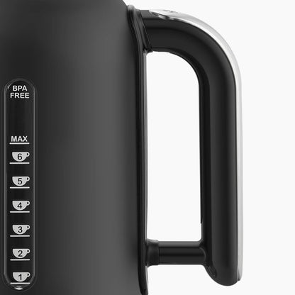 Dualit Classic Kettle & 2 Slice Vario AWS Toaster Kitchen Set (Matte Black)