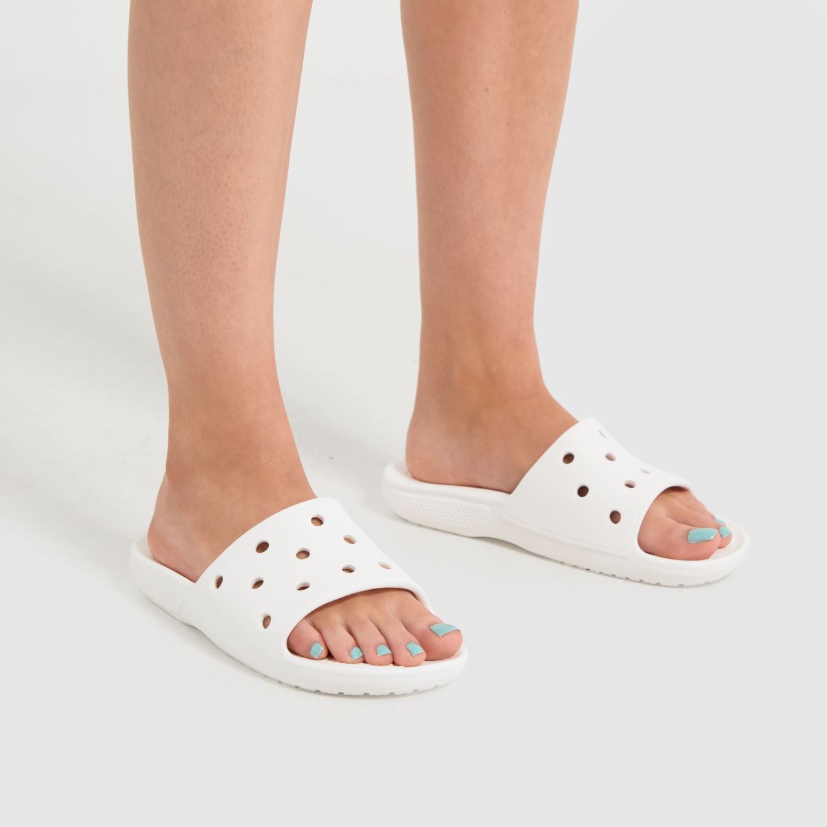 crocs white sandals unisex slides