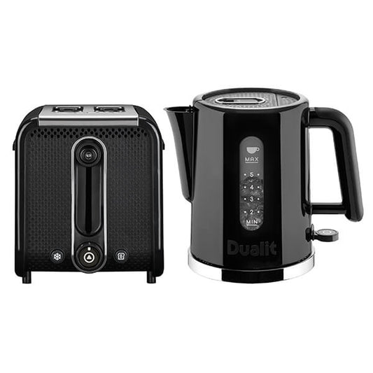 dualit black kettle and toaster set uk