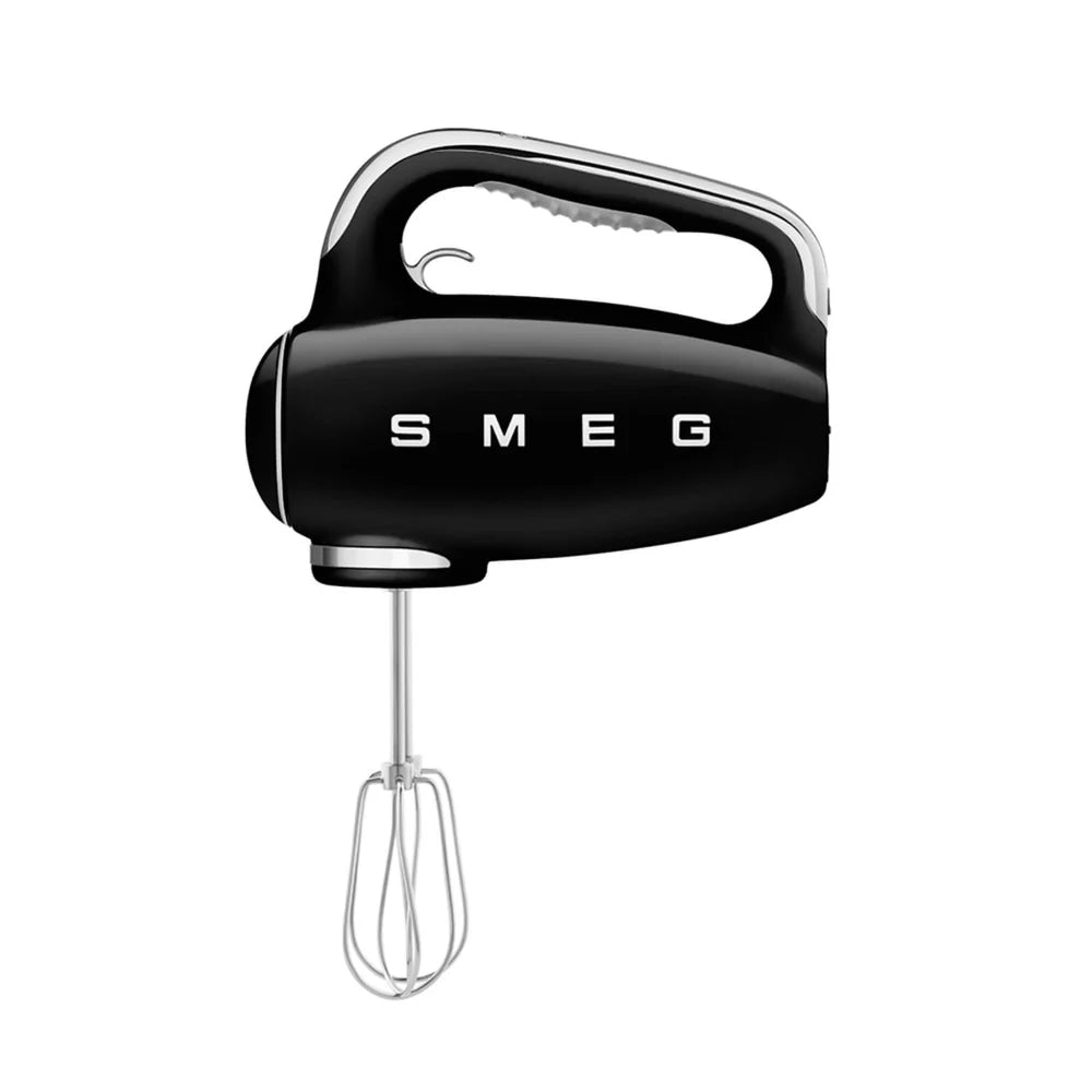 SMEG Black Hand Mixer Turbo Function LED Display HMF01BLUK