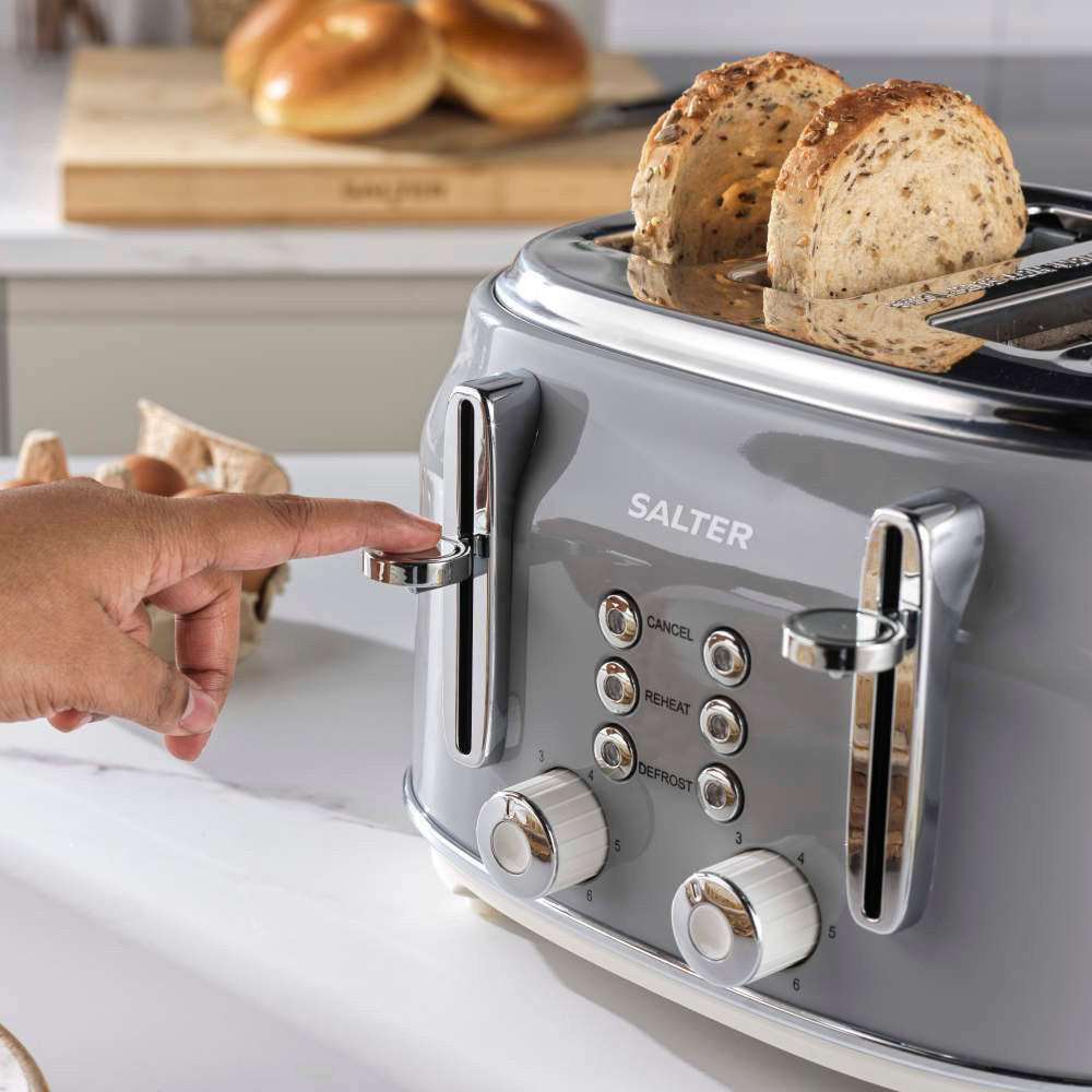 Salter Salter Retro 4 Slice Toaster EK5739GRY (Grey)