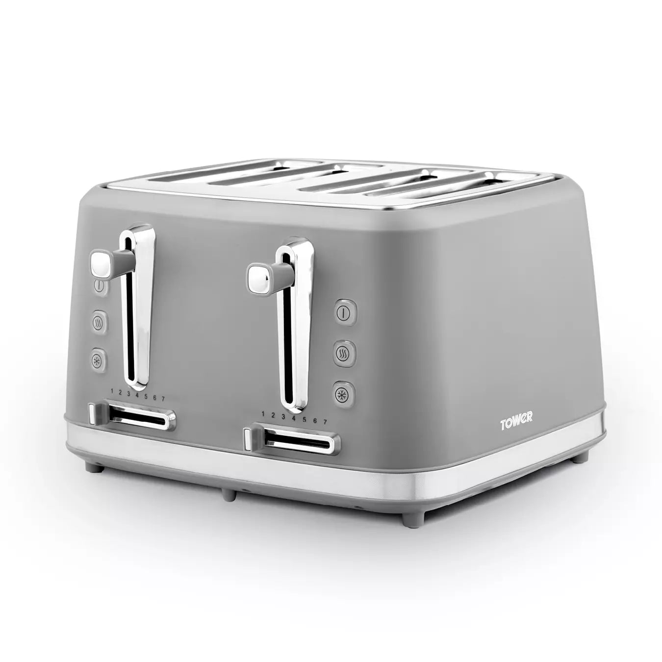 Tower Odyssey 4 Slice Toaster Grey/Silver T20071GB