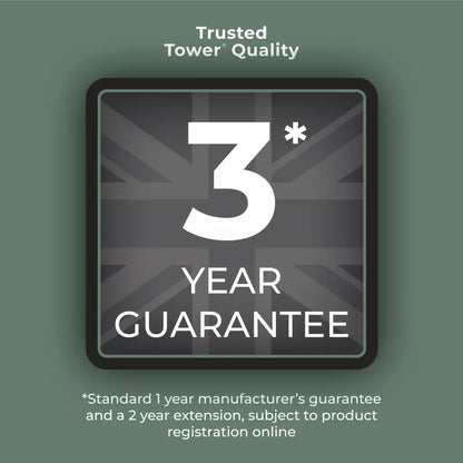 3-year manufacturer guarantee badge