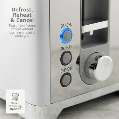 Swan Solace Jug Kettle, 2 Slice Toaster & Microwave Kitchen Set (White)