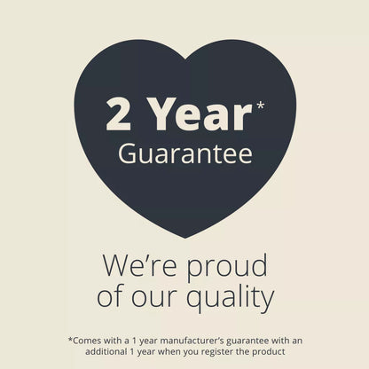 Quality guarantee heart graphic for kitchen set