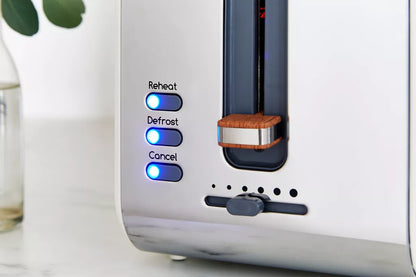 Swan Nordic Jug Kettle, 2 Slice Toaster & Microwave Kitchen Set (Cotton White)