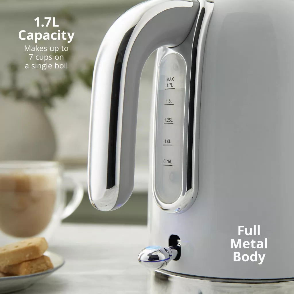 Swan Solace Jug Kettle, 2 Slice Toaster & Microwave Kitchen Set (White)