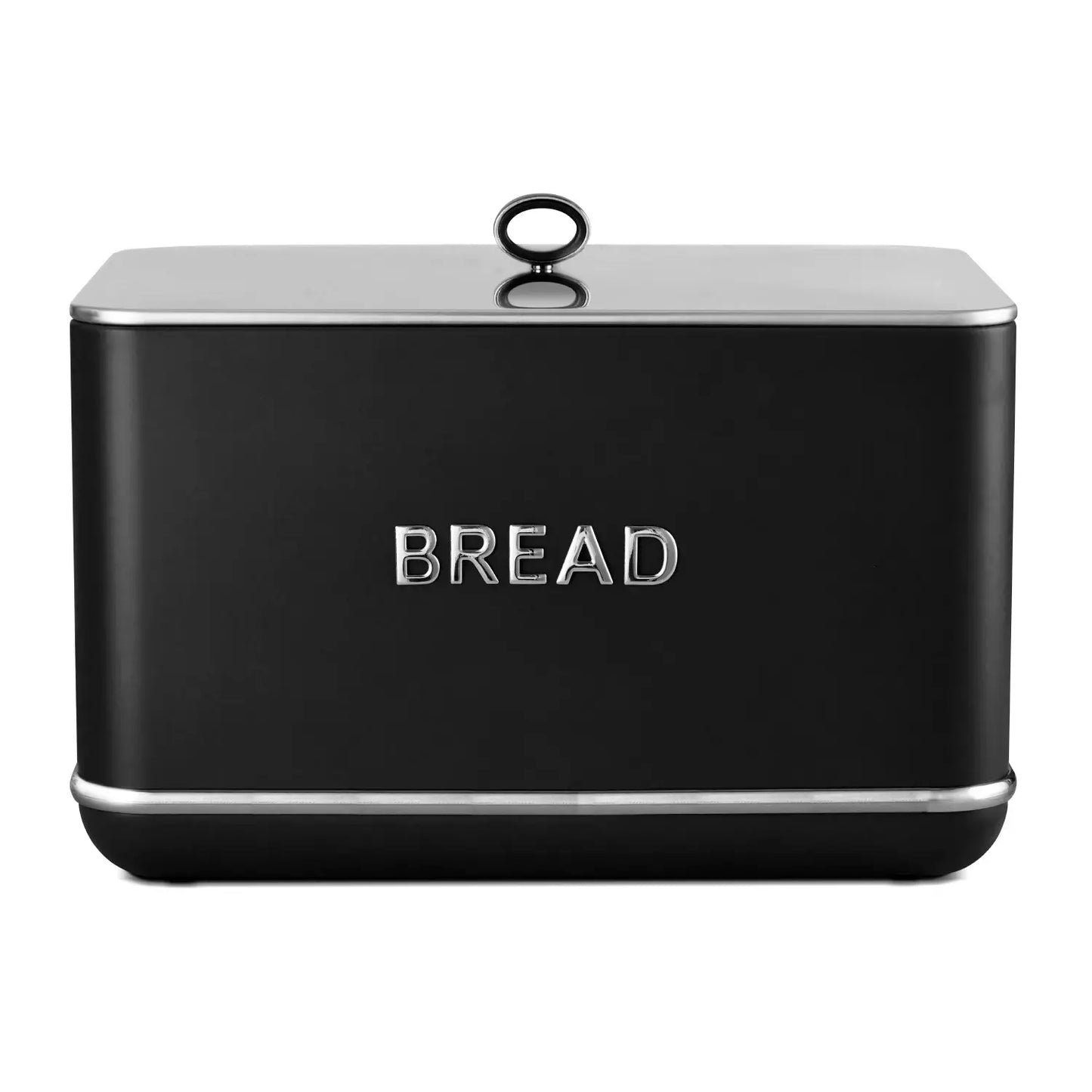 Tower Tower Renaissance Bread Bin & Canisters Kitchen Storage Set (Black)