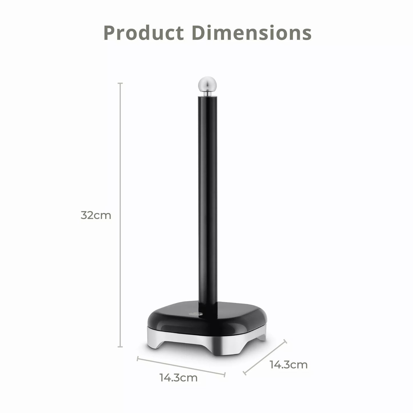 Swan Solace Kitchen Towel Pole SWKA18542BLK (Black) Mug Tree & Towel Poles