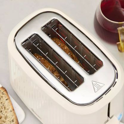 Swan Linea Electric Kettle & 2 Slice Toaster Kitchen Set (Chantilly Cream)