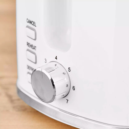 Tower Sonar Kettle, 2 Slice Toaster & Microwave Kitchen Set (White)