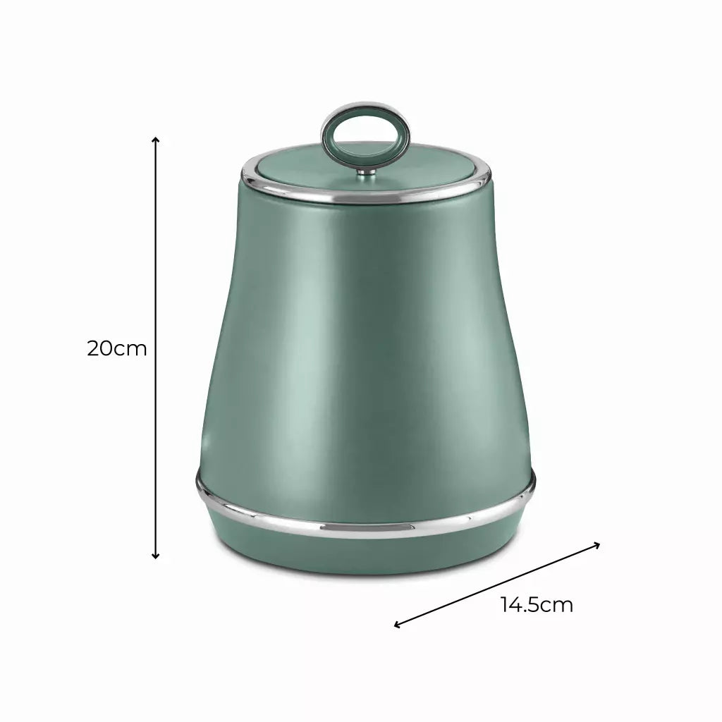 Tower Tower Renaissance Bread Bin & Canisters Kitchen Storage Set (Forest Green)