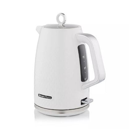 Swan Elegance Jug Kettle, 4 Slice Toaster & Microwave Kitchen Set (White)