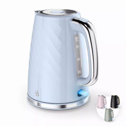 Swan 1.7L Textured Windsor Kettle SK14611BLU (Midnight Blue)