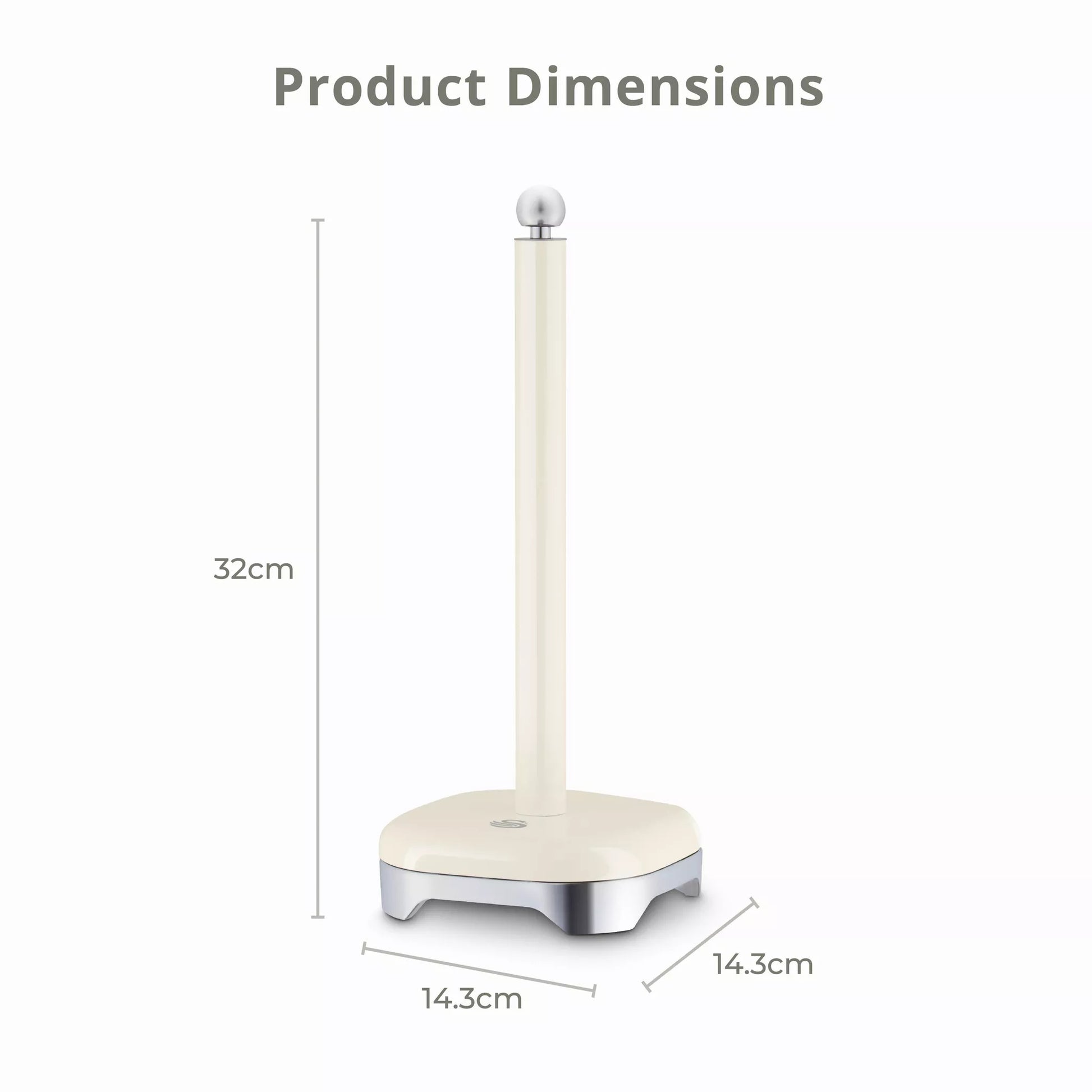Swan Solace Kitchen Towel Pole SWKA18542CRM (Cream) Mug Tree & Towel Poles