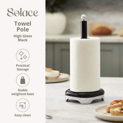 Swan Solace Kitchen Towel Pole SWKA18542BLK (Black) Mug Tree & Towel Poles