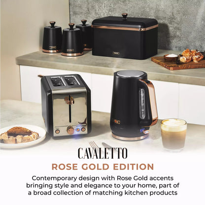 Tower Cavaletto Jug Kettle T10100RG (Black) - Vibe Home