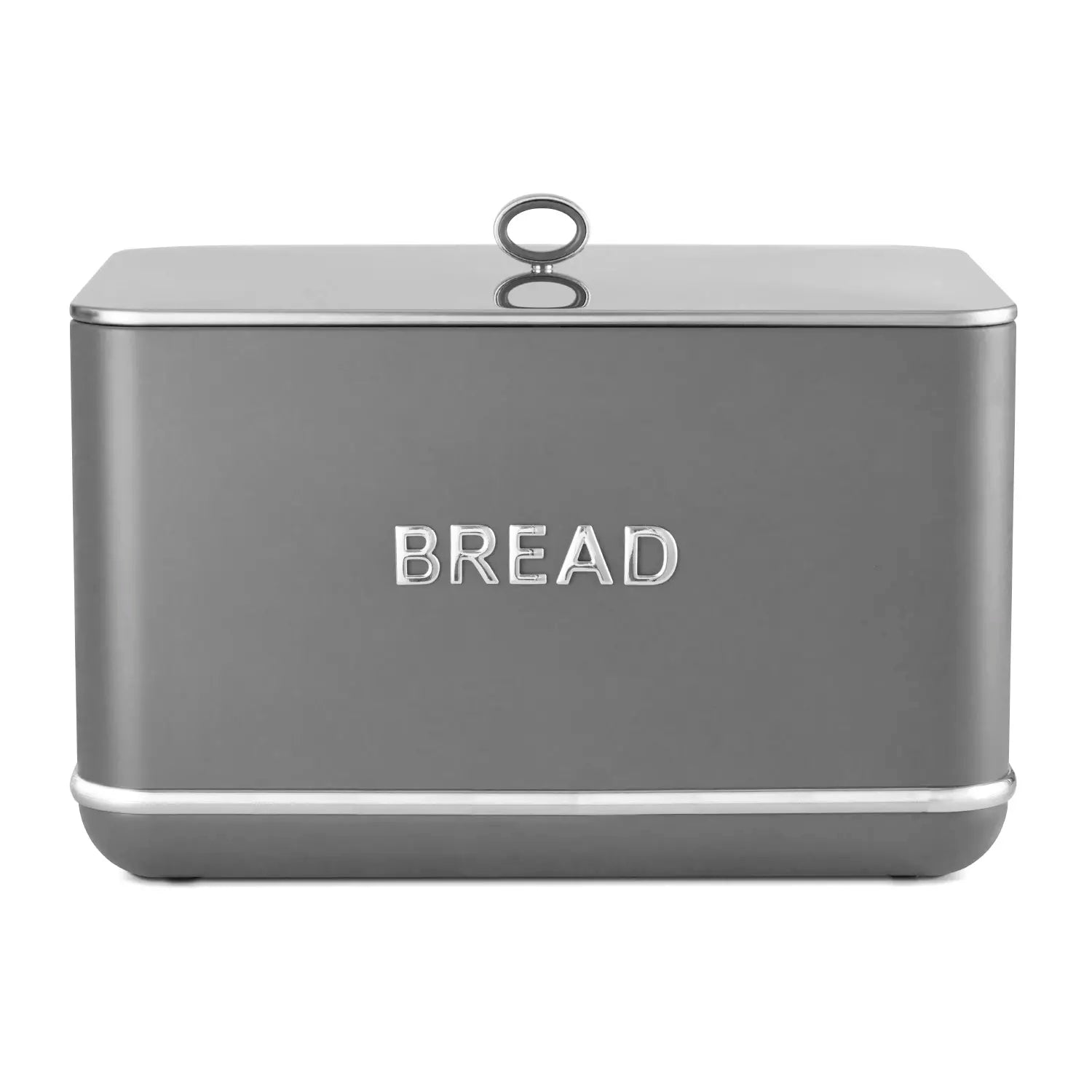 Tower Tower Renaissance Kettle, 4 Slice Toaster, Bread Bin & Canisters Kitchen Set (Grey)