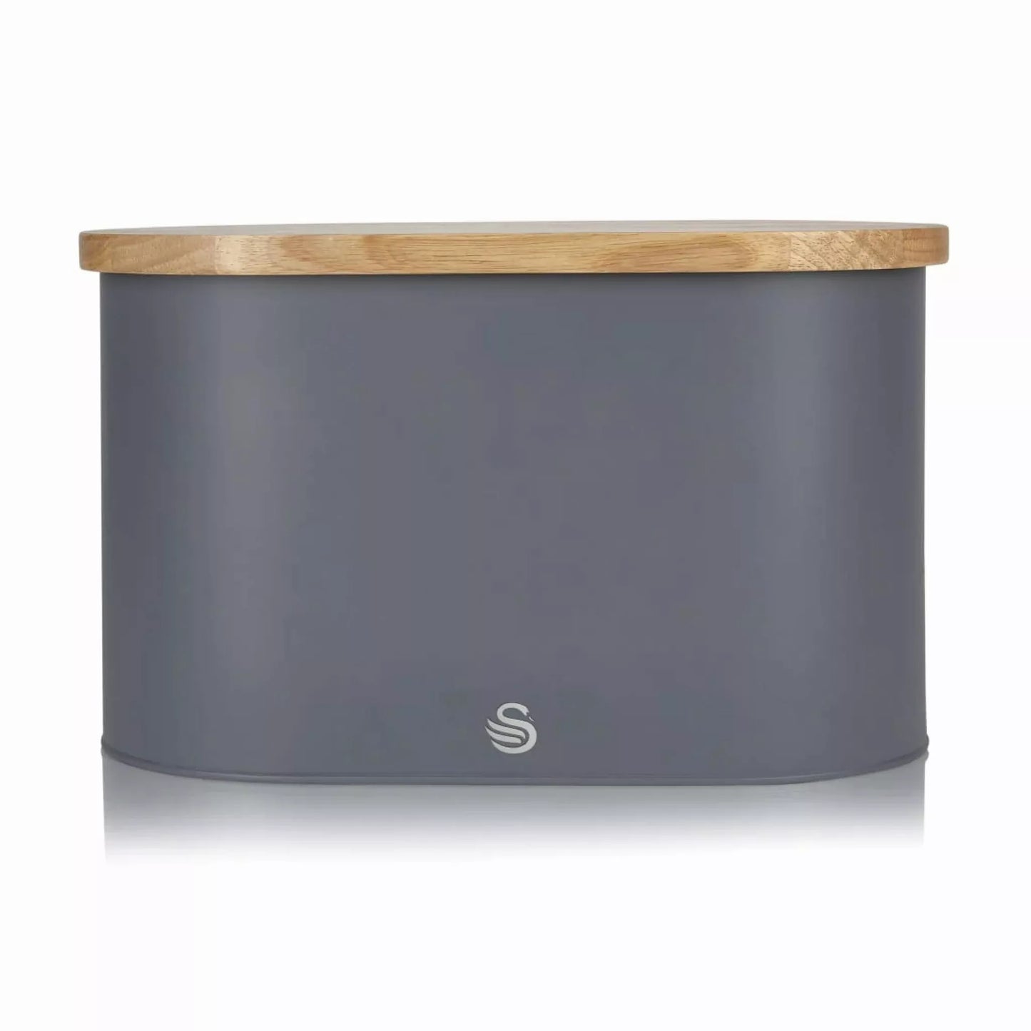 Swan Swan Nordic Kettle, 2 Slice Toaster, Bread Bin & Canisters Kitchen Set (Grey)