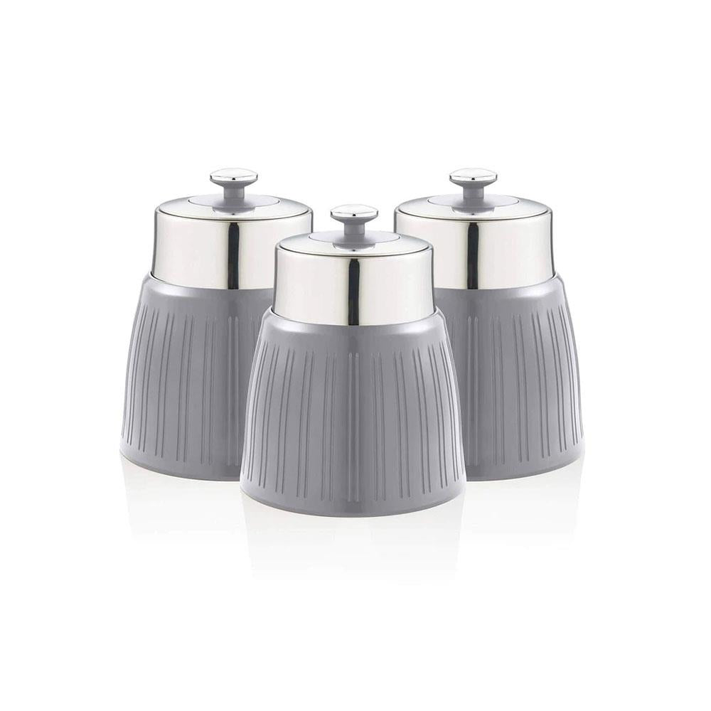 Swan Retro Canister Set Kitchen Canisters SWKA1024GRN (Grey)