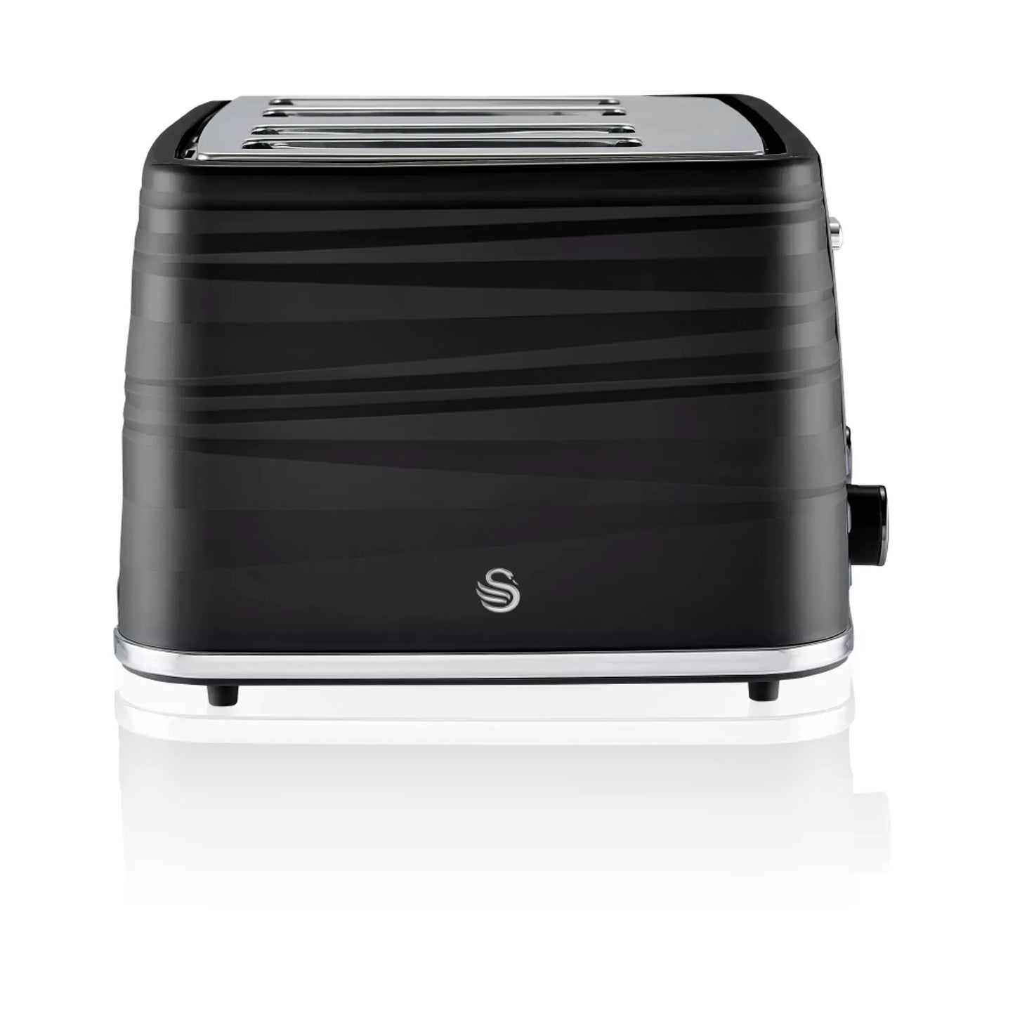 Swan Swan Symphony Kettle & 4 Slice Toaster Kitchen Set (Black)