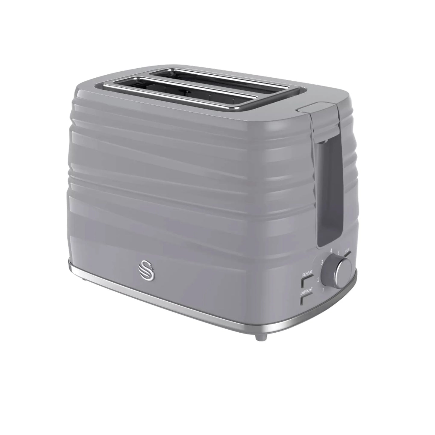 Swan Swan Symphony Kettle & 2 Slice Toaster Kitchen Set (Grey)