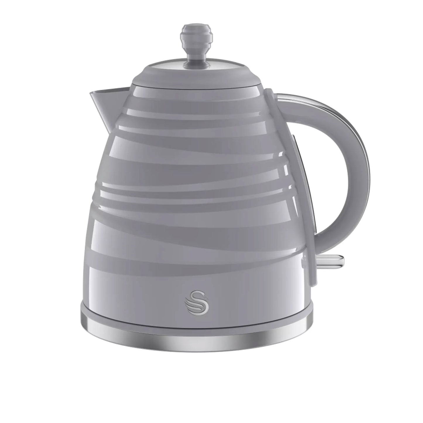 Swan Swan Symphony Kettle & 2 Slice Toaster Kitchen Set (Grey)