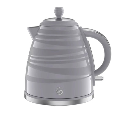 Swan Swan Symphony Kettle & 2 Slice Toaster Kitchen Set (Grey)