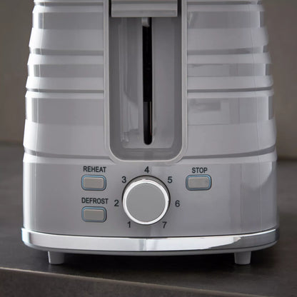 Swan Swan Symphony Kettle & 2 Slice Toaster Kitchen Set (Grey)