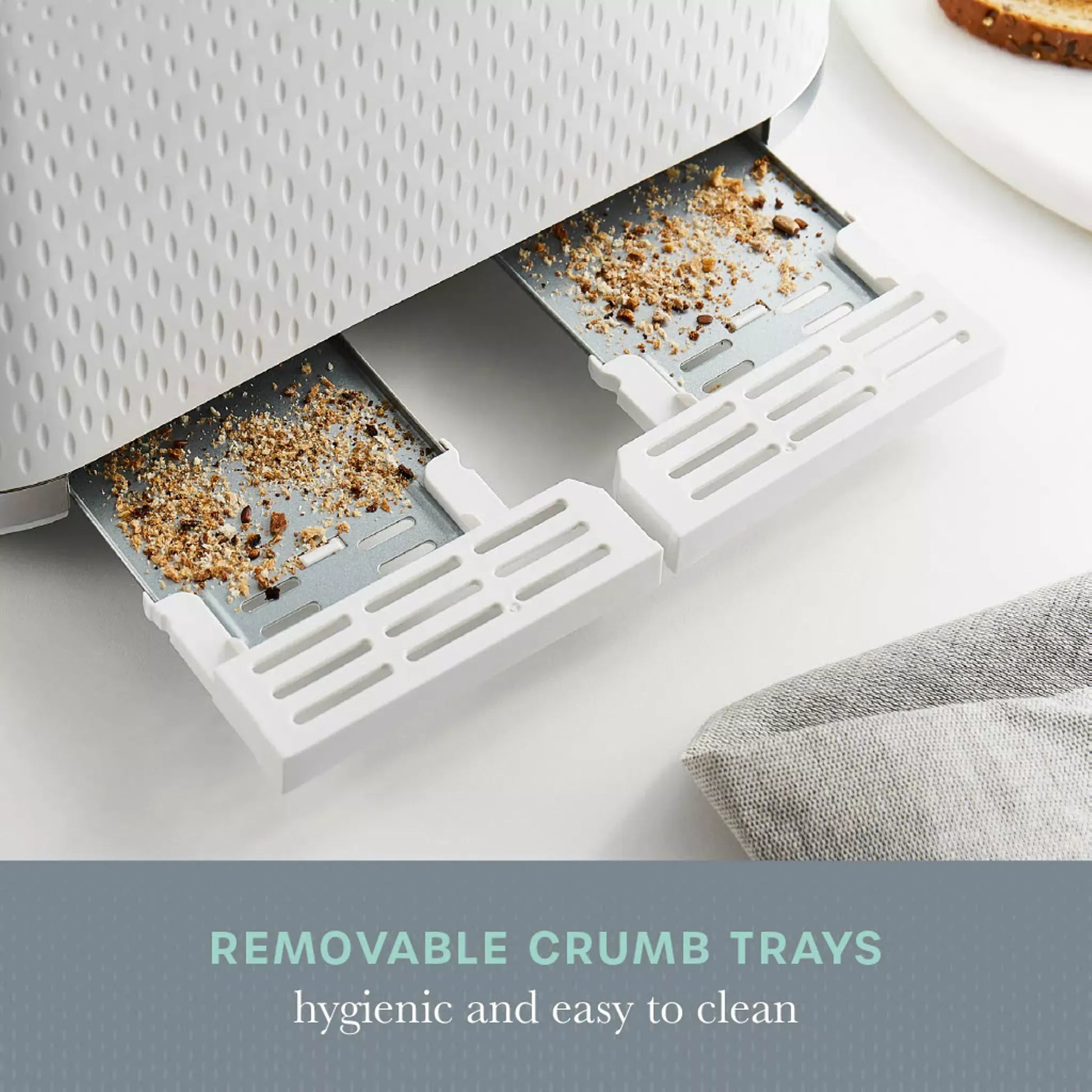 Swan Swan Elegance Kettle, 4 Slice Toaster, Bread Bin, Canisters, Towel Pole & Mug Tree Set (White)