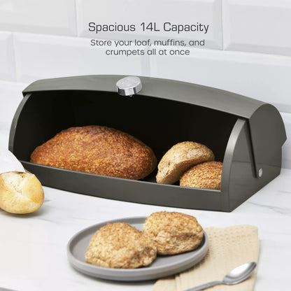 Swan Swan Townhouse Bread Bin, Canisters, Towel Pole & Mug Tree Set (Graphite)