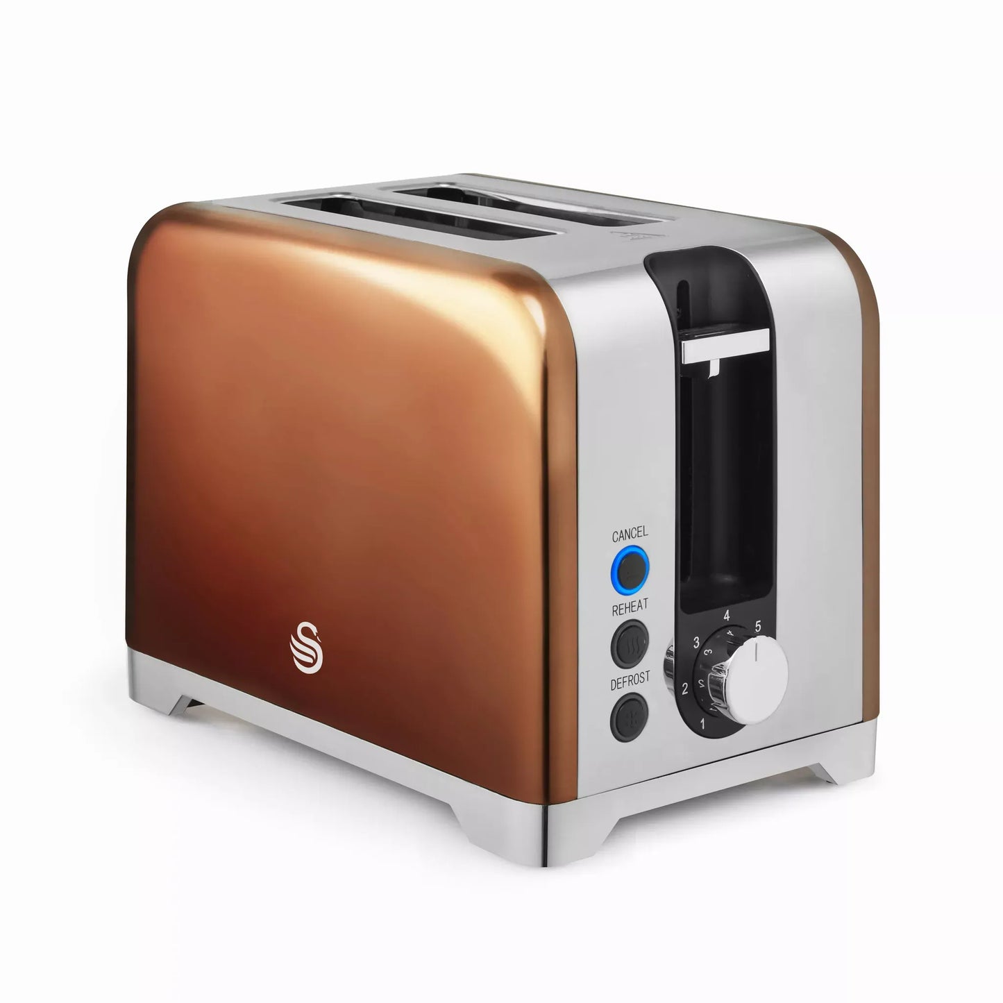Swan Swan Solace Jug Kettle & 2 Slice Toaster Kitchen Set (Copper)