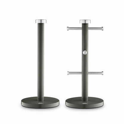 Swan Swan Townhouse Bread Bin, Canisters, Towel Pole & Mug Tree Set (Graphite)