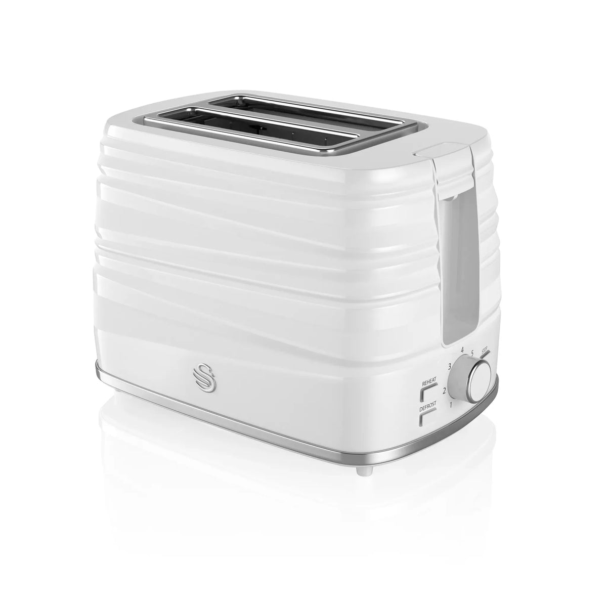 Swan Swan Symphony Kettle & 2 Slice Toaster Kitchen Set (White)